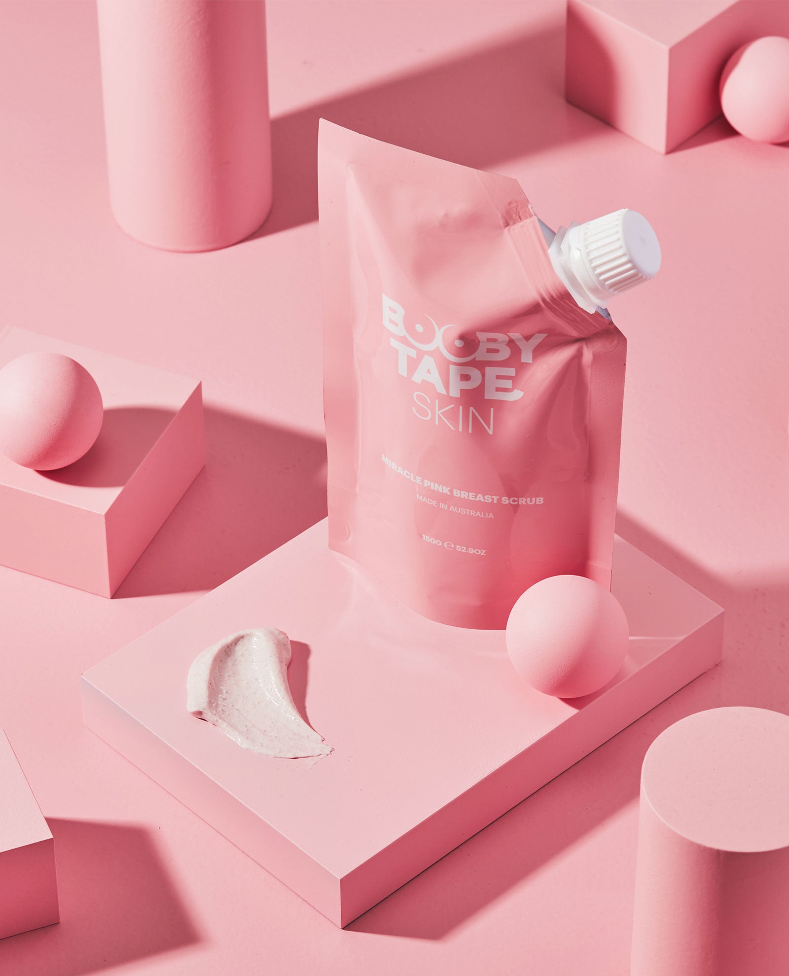 Cudowny Różowy Peeling do Piersi