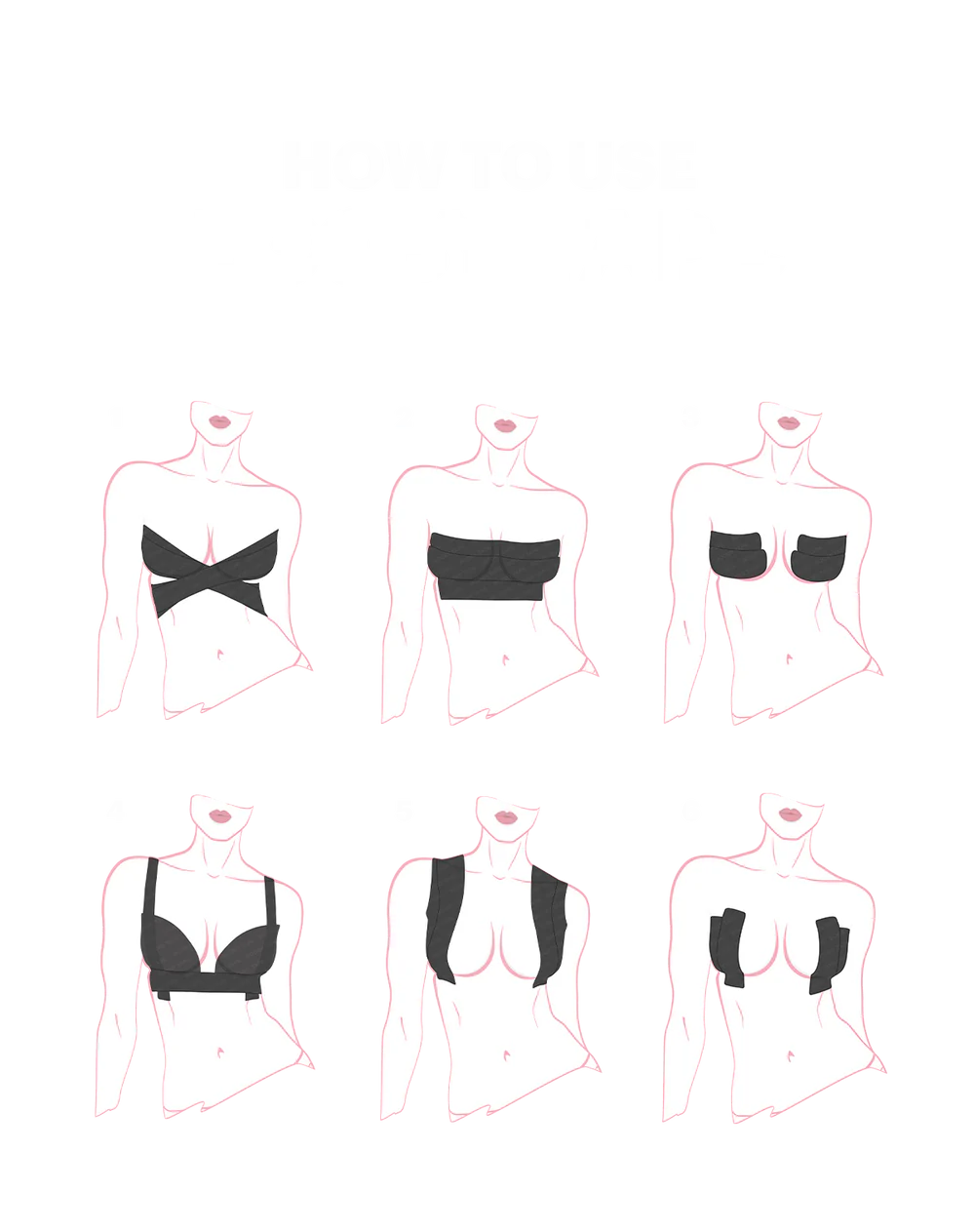 Booby Tape Extra Wide Black